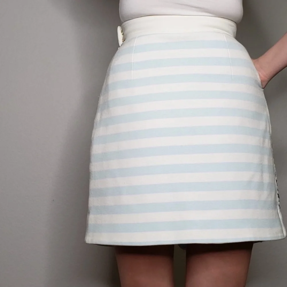 Authentic Peter Pilotto Colorful Patterned Mini Skirt With Pockets size 2 - Picture 11 of 16